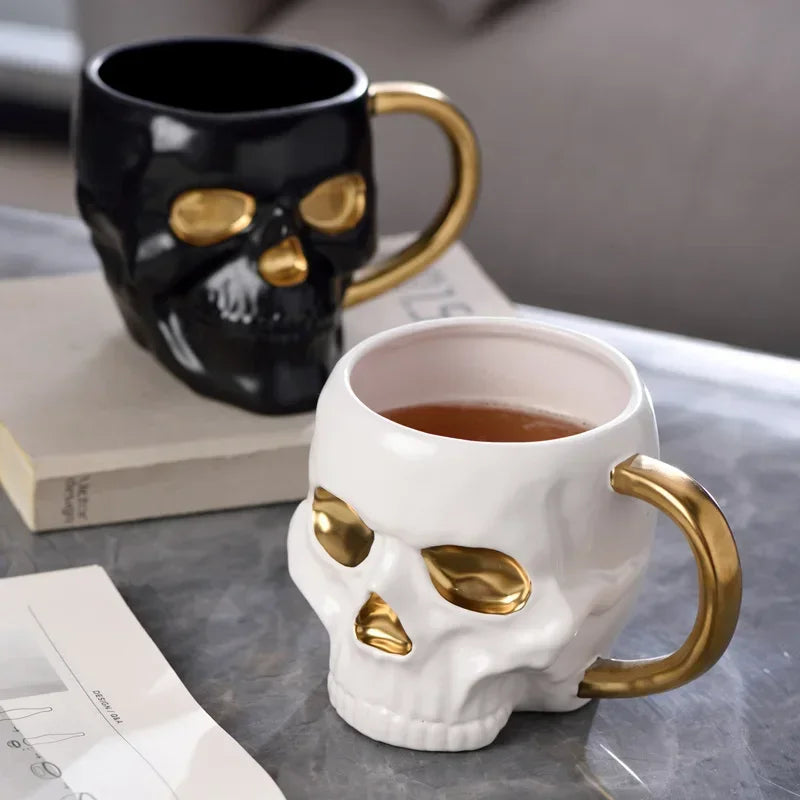 Gesichter Tassen Totenkopf-Kaffeetasse