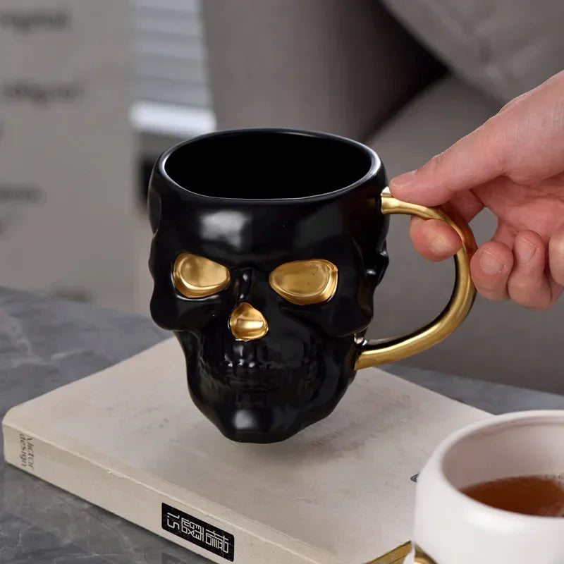 Gesichter Tassen Totenkopf-Kaffeetasse