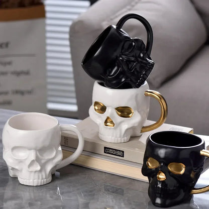 Gesichter Tassen Totenkopf-Kaffeetasse