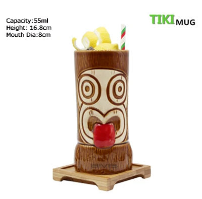 Tassen Gesicht Tiki Tassen Cocktail