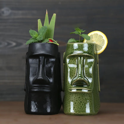 Tassen Gesicht Tiki Tassen Cocktail